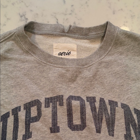 Aerie “Uptown Safari” Distressed Sweatshirt – XXL - Picture 3 of 6